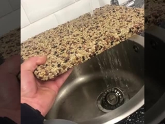 Sistema di pavimentazione decorativa in pietra epoxi in pietra piastra antiscivolo