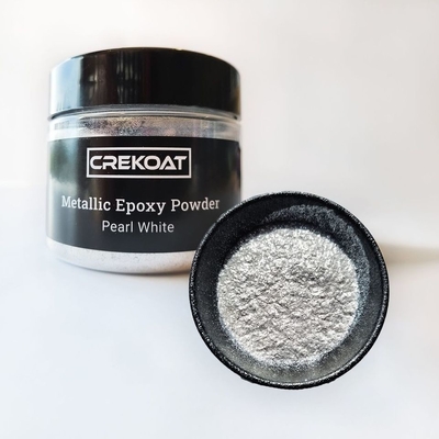 Mica White Pearl Resin Pigment 5-25 Micron Alta purezza Non tossica