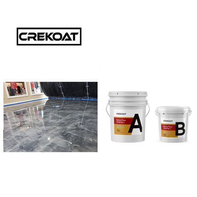 Topcoats Asciugatura rapida Rivestimento del pavimento in resina epossidica Vernice ad alto lucentezza Metallico