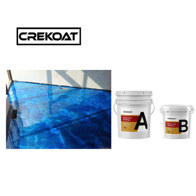 100% solidi roccia dura metallica epossidica solvente per rivestimento di pavimenti a base di 1 mm