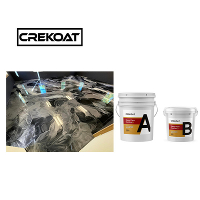 3 mm Marmo Metallico Epossidico Pavimento Rivestimento Nessuna bolla Curing veloce