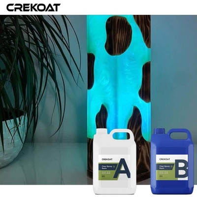 Resina epossidica blu trasparente per l'incorporazione di esemplari botanici di resina
