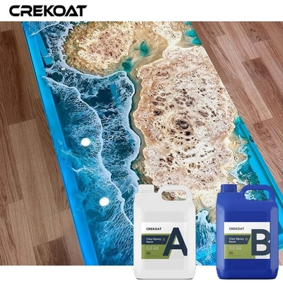 10CM profondi versano il fiume dell'epossiresina presentano la resina da colata con la tintura liquida
