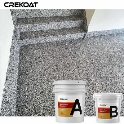 Superficie elegante di rivestimento rapida di Chip Epoxy Flooring High Gloss del vinile