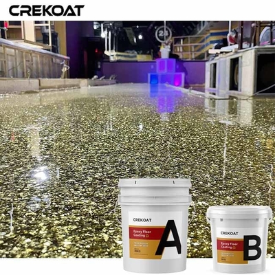 Pavimento a resina epossidica metallico di calcestruzzo lucidato che ricopre rivestimento senza cuciture di Alto-lucentezza