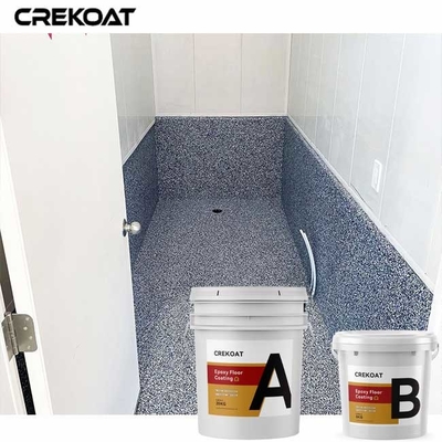 Variazioni di texture lisce Rivestimento di pavimenti in fiocco epossidico resistente all'umidità per diverse superfici