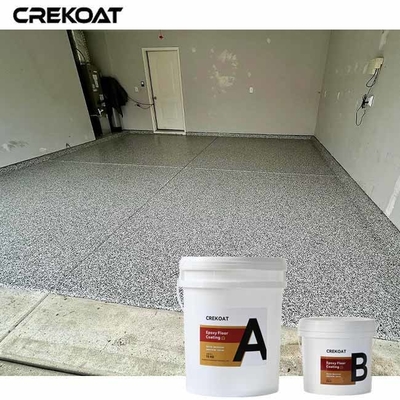 Vernice da garage con fiocchi di resina epossidica e rivestimenti poliasparticoli