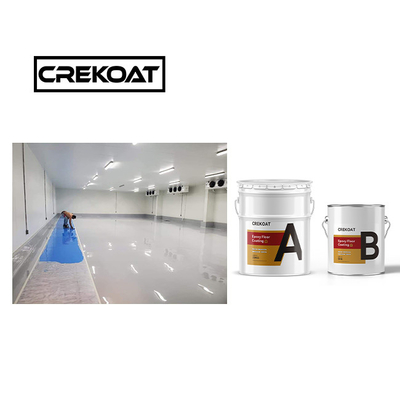 Topcoat Solvent-free Industrial Epoxy Floor Coating Abrasion Self-leveling