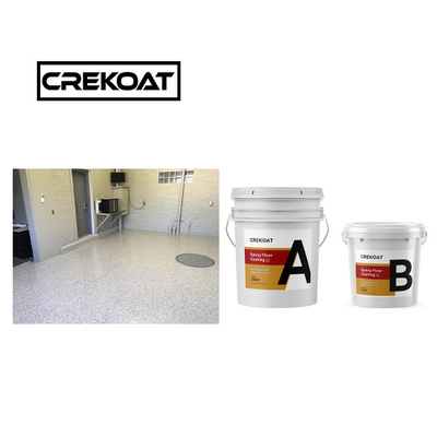 3mm resistente allo slittamento rivestimento di pavimenti epossidici resina rivestimento di fiocco epossidico a diffusione completa