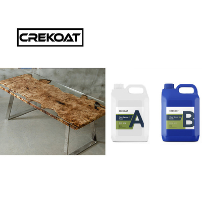 VOC libero Resina Epossidica Chiara Tavolo in alto Odore Basso Live Edge Resina Epossidica Long Cure