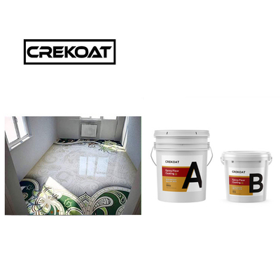 Igiene Eco-friendly Epoxy resina rivestimento del pavimento basso odore 3mm Durabilità