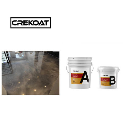 Puro rivestimento metallico per pavimenti epossidici Gloss di rivestimento epossidico privo di solventi