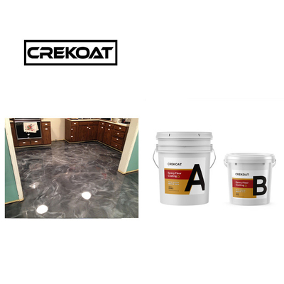 Rivestimento di pavimenti in epossido metallico inossidabile Copertura in spray Marmo Rivestimento in epossido
