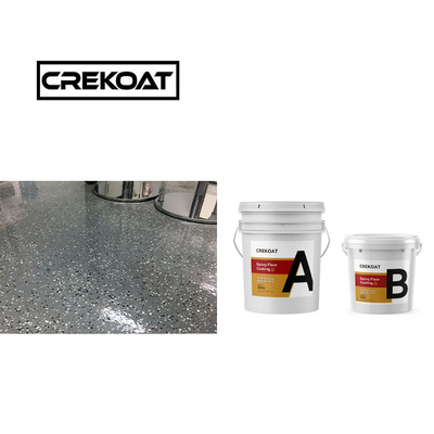 Flake Spray Rivestimento di pavimento in resina epossidica senza cuciture Nessuna bolla personalizzabile