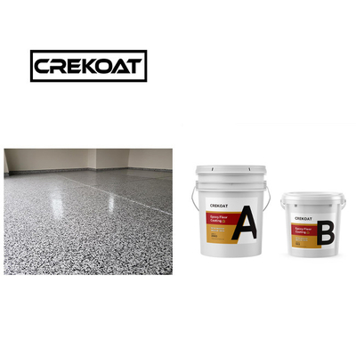 Rivestimento per pavimenti poliaspartico a rulli Resistenza all'usura 100% solidi Rivestimento epossidico 3 mm