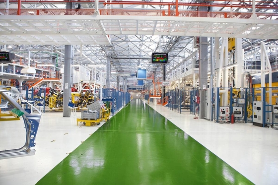 Rivestimento di pavimenti in PU uretano resistente Stabilità UV flessibile Due componenti a base d'acqua