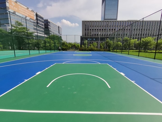 Vernice per pavimenti a prova di fuoco per campi di basket e tennis Acrilica senza cuciture