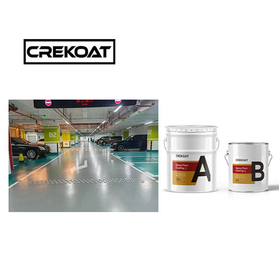 1 mm Rivestimento di pavimenti epossidici ad alta lucentezza Diligenza Vernice per pavimenti durevole Colori solidi