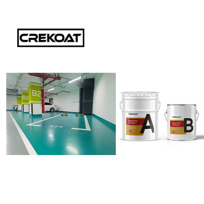 Asciugatura rapida resistente a sostanze chimiche Industrial Epoxy Pavimento Rivestimento lucido Finitura 1 mm