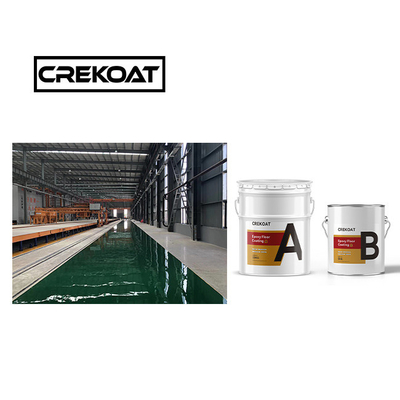Spray per rivestimento di pavimenti industriali epossidici a base d'acqua da 3 mm TDS per macchine pesanti