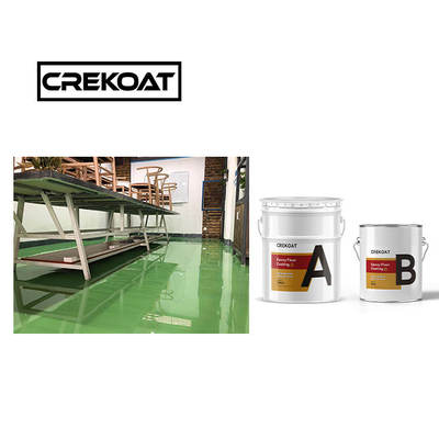 Topcoat Solvent-free Industrial Epoxy Floor Coating Abrasion Self-leveling
