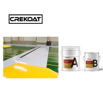 Rivestimento per pavimenti industriali epossidici a base di solvente Crekoat per pavimenti domestici