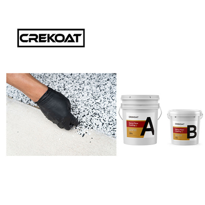 Verniciatura liquida di pavimenti di garage a base di poliaspartico, spray, vernice per pavimenti in cemento epossidico 1 mm