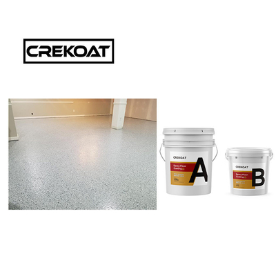 Rivestimento per pavimenti con polyasparticoli ad alto contenuto di solidi / vernice a basso odore: rapporto di miscelazione 1:1