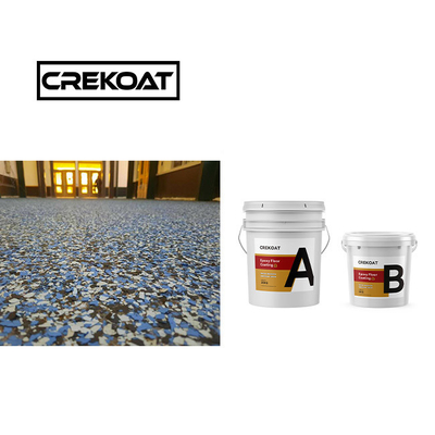 Rivestimento per pavimenti in poliesparticoli epoxido-polimerici a basso odore
