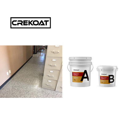 Crekoat due componenti solidi ricoperti di poliaspartico non giallo TDS
