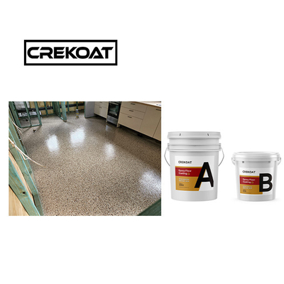 3mm resistente allo slittamento rivestimento di pavimenti epossidici resina rivestimento di fiocco epossidico a diffusione completa