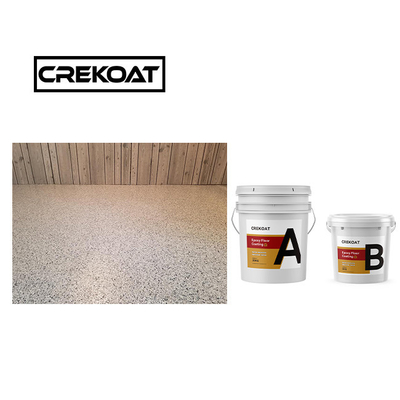 3mm resistente allo slittamento rivestimento di pavimenti epossidici resina rivestimento di fiocco epossidico a diffusione completa