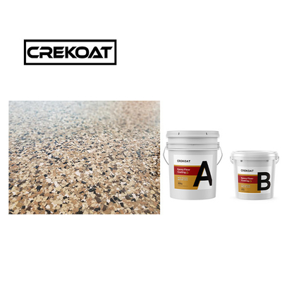 Resina di rivestimento per pavimenti in fiocco epossidica lucida multicolore naturalmente defoamante