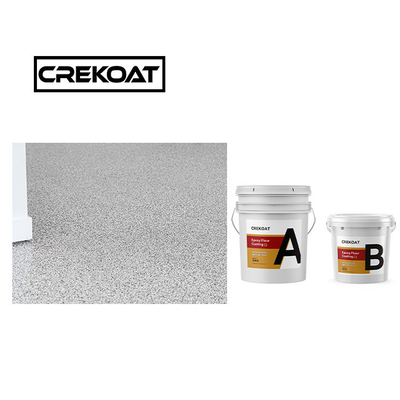 Durezza Rivestimento esterno per pavimenti epossidici Adesione Polyaspartico Rivestimento UV stabile