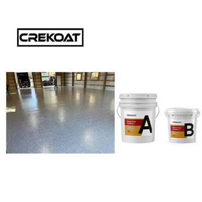 Durezza Rivestimento esterno per pavimenti epossidici Adesione Polyaspartico Rivestimento UV stabile
