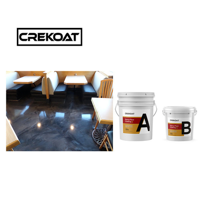 Vernice per pavimenti epossidica impermeabile cristallina 1 mm antiscivolo Rivestimento epossidico zero VOC