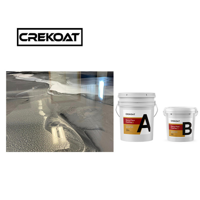 Vernice per pavimenti epossidica impermeabile cristallina 1 mm antiscivolo Rivestimento epossidico zero VOC