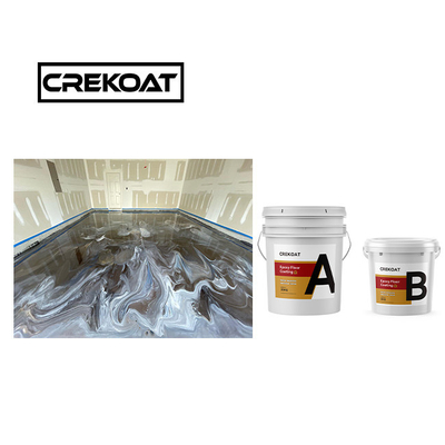 Puro rivestimento metallico per pavimenti epossidici Gloss di rivestimento epossidico privo di solventi