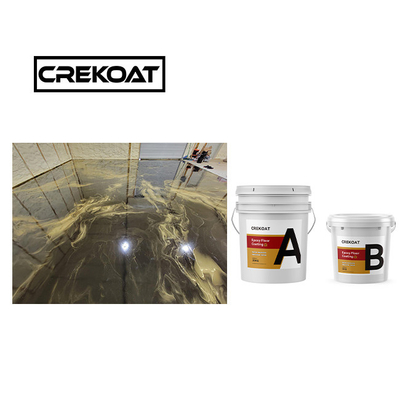 Puro rivestimento metallico per pavimenti epossidici Gloss di rivestimento epossidico privo di solventi
