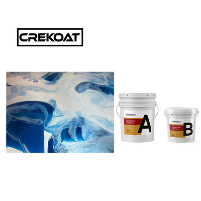 Copper High Gloss Metallic Epoxy Concrete Paint Topcoats 3mm 100% High Solids