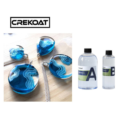Alto auto di lucentezza che livella il piano d'appoggio dei gioielli di Crystal Clear Epoxy Resin For
