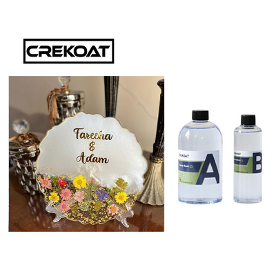 Crystal Clear Hardener Epoxy Resin per le barre Art Jewelry Casting da tavolo