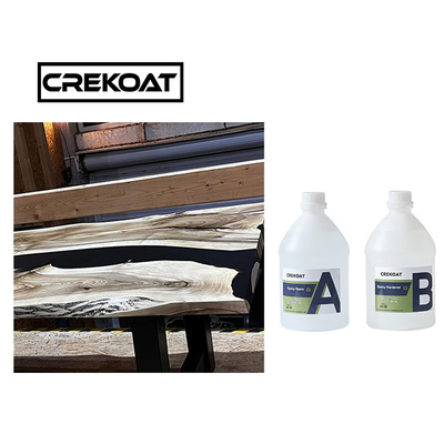 Epossiresina di legno Art Resin resistente UV cristallino dei ripiani del tavolo