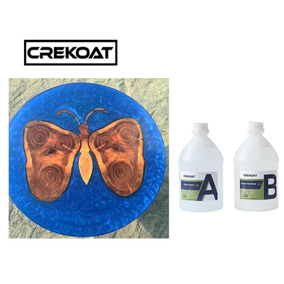 Epossiresina di legno Art Resin resistente UV cristallino dei ripiani del tavolo