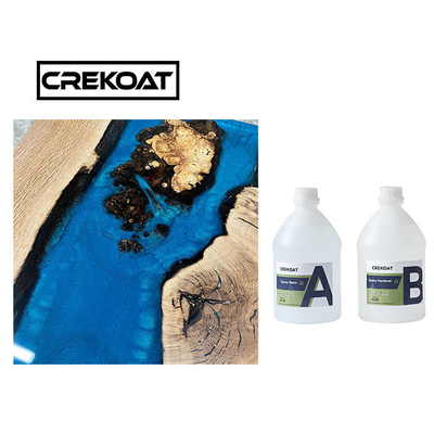 Epossiresina di legno Art Resin resistente UV cristallino dei ripiani del tavolo