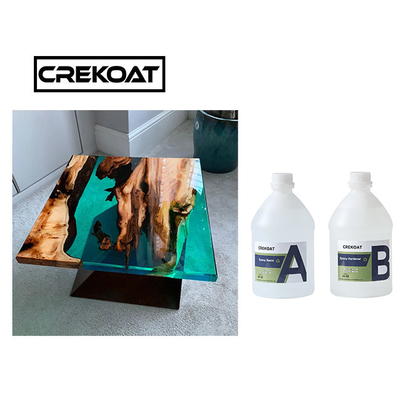 Epossiresina di legno Art Resin resistente UV cristallino dei ripiani del tavolo