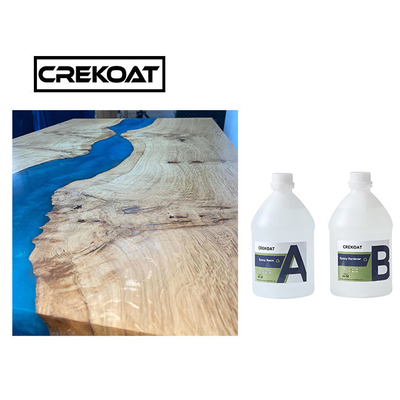 Vetro giallo di legno impermeabile di Crystal Clear Epoxy Resin For anti come rivestimento