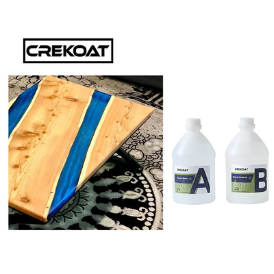 Vetro giallo di legno impermeabile di Crystal Clear Epoxy Resin For anti come rivestimento