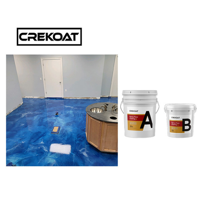Il pavimento di calcestruzzo metallico dell'epossiresina dipinge la protezione UV Coating Naturally De Foaming