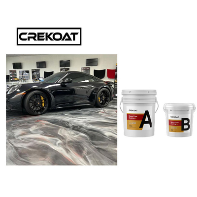 Graffio del rivestimento del pavimento di Crystal Clear Concrete Metallic Epoxy resistente